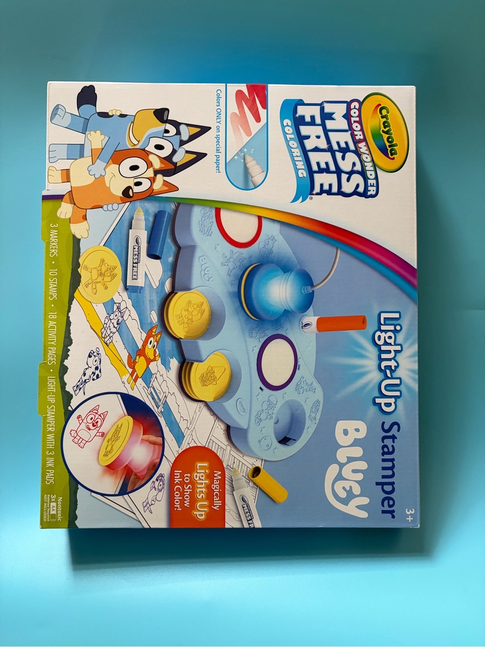 Crayola Color wonder Light up stamper BLUEY Sealed